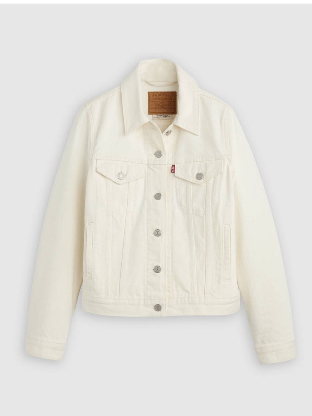 Levi's Original White Denim Trucker Jacket